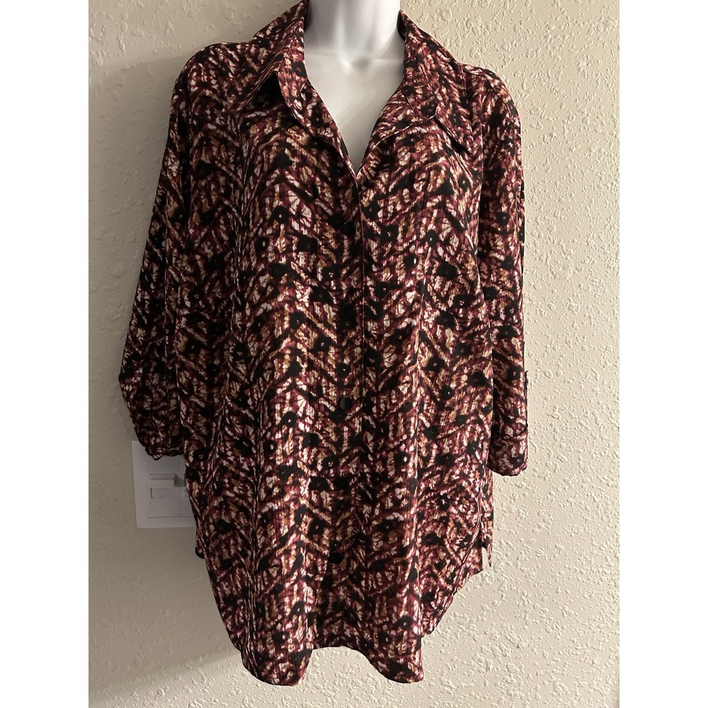 New Size 22/24W George Multi Top #1298*8
